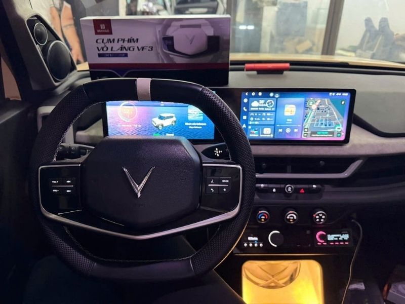 Kích thước tổng 20.8 inch – Chuẩn form zin xe VF3