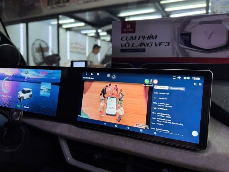 Trải nghiệm giải trí thông minh trên Bravigo Duo Max VF3